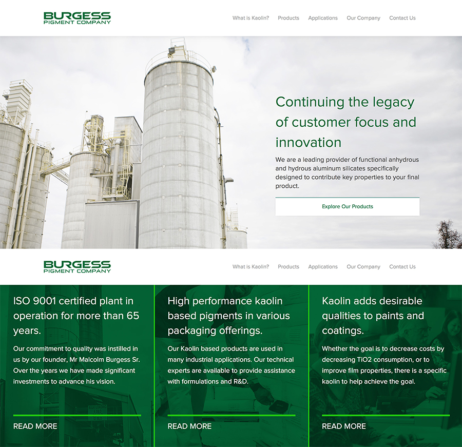 Burgess Web Design Screenshot